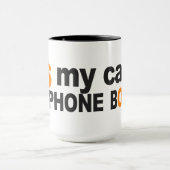 Mug Voiture en tant que Bouteille de téléphone - chois (Centre)