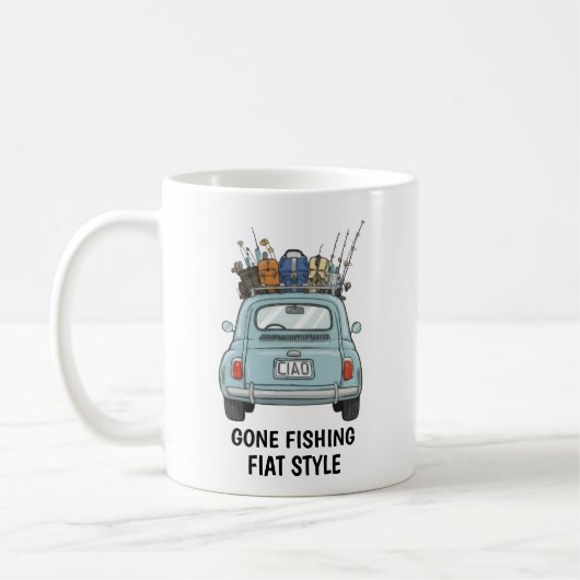 Mug Voiture Fiat de pêche (Gauche)