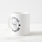 Mug Voiture Funny Auto Racing mécanique manuel Noël (Devant gauche)