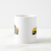 Mug Voiture jaune de Corvette ZR1 (Centre)