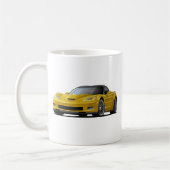 Mug Voiture jaune de Corvette ZR1 (Gauche)