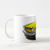 Mug Voiture jaune de Triumph TR6 (Gauche)