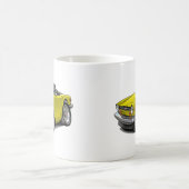 Mug Voiture jaune de Triumph TR6 (Centre)
