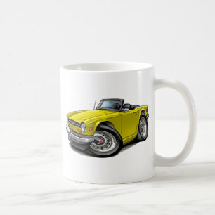 Mug Voiture jaune de Triumph TR6