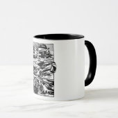 MUG VOITURE MUSCLE AMÉRICAINE (Devant droit)