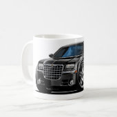 Mug Voiture noire de Chrysler 300 (Devant gauche)
