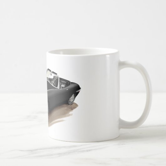 Mug Voiture noire de Jaguar XKE (Droite)