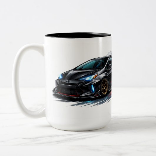 Mug Voiture Noire Élégante (Gauche)