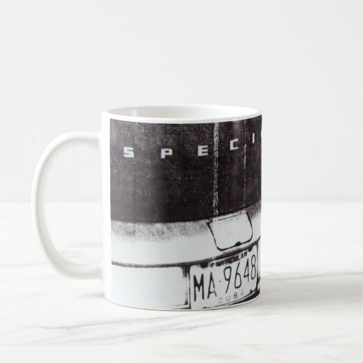 Mug Voiture noire et blanche (Gauche)
