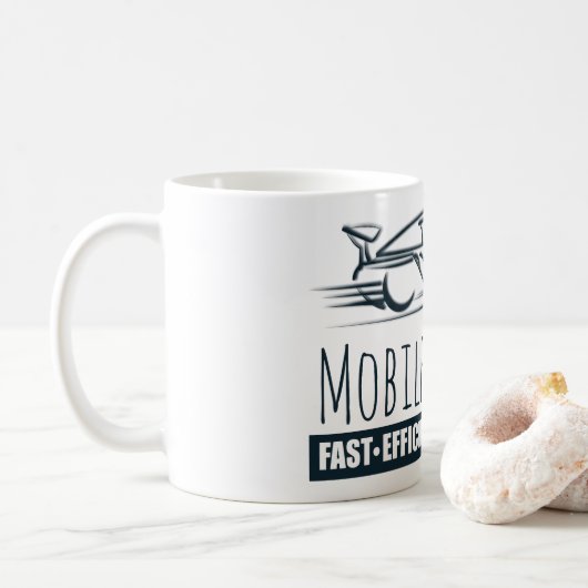 Mug Voiture Rapide Publique Notaire Mobile (Avec donut)