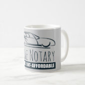 Mug Voiture Rapide Publique Notaire Mobile (Devant droit)
