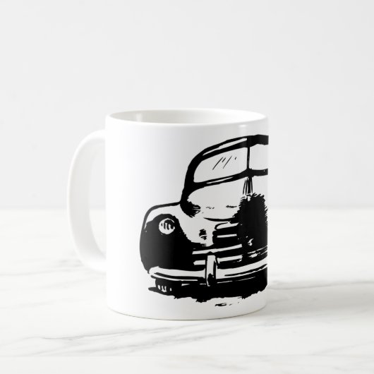 Mug Voiture Retro (Devant gauche)
