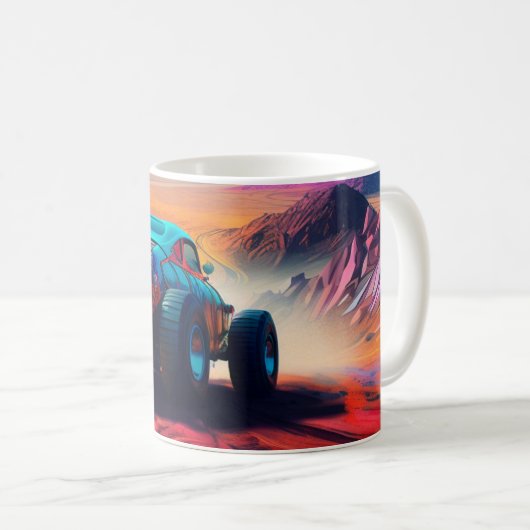Mug Voiture sportive (Devant droit)