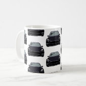 Mug Voiture SUV pour véhicule électrique noir (Devant gauche)