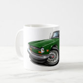 Mug Voiture verte de Triumph TR6 (Devant gauche)