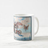 Mug Voiture victorienne impressionnante de vol de (Devant droit)