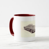 Mug Voiture vintage : Chevrolet Corvette (Devant gauche)