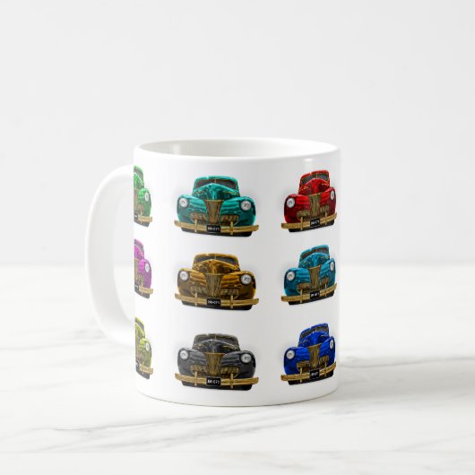 Mug voiture vintage classique (Devant gauche)