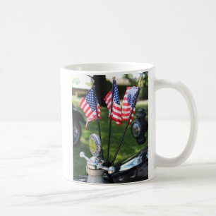 Mug Voiture vintage et mule American Flag