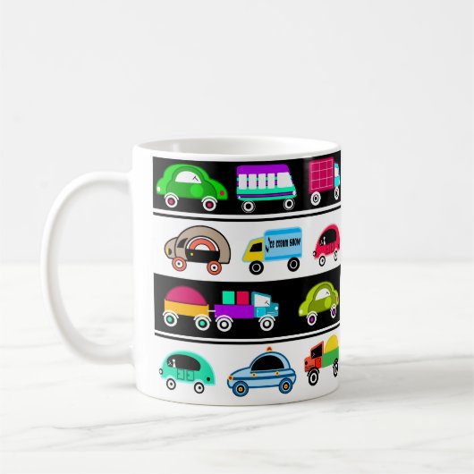 Mug Voitures amusantes (Gauche)