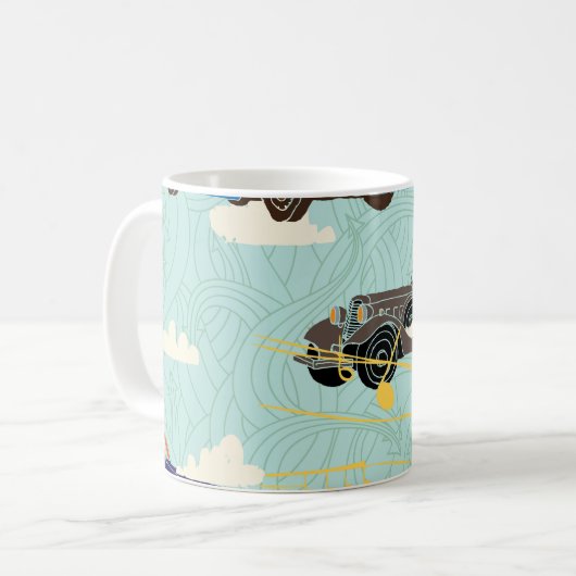 Mug Voitures anciennes : Ciel nuages Motif (Devant gauche)