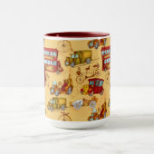 Mug Voitures, Bus Et Vélos Vintage (Centre)