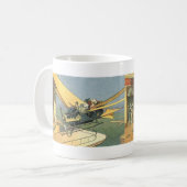 Mug Voitures cabriolets Steampunk de science-fiction v (Devant gauche)