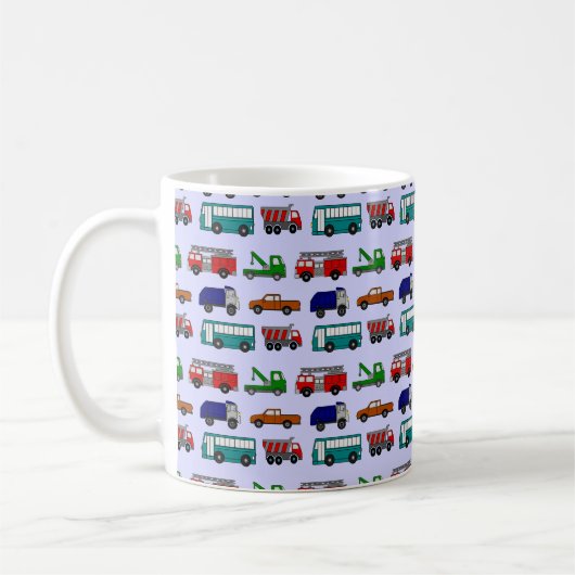 Mug Voitures, Camions, Bus (Gauche)