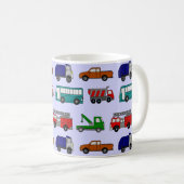 Mug Voitures, Camions, Bus (Devant droit)