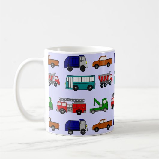 Mug Voitures, Camions, Bus (Gauche)