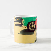 Mug Voitures classiques garées dans une voiture à rame (Devant gauche)