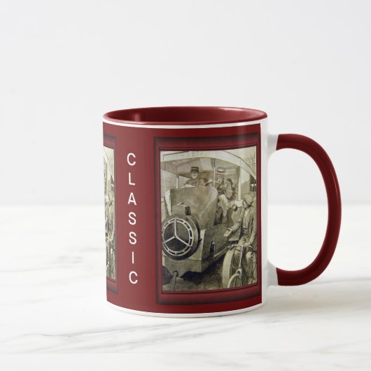 Mug Voitures classiques - voitures de vétéran - (Droite)