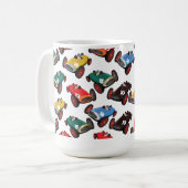 Mug Voitures de course vintage (Devant gauche)