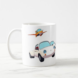 Mug - voitures et avion