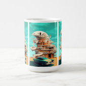 Mug Voitures Futures Rétro Cinématique Autos Coffee Mu (Centre)