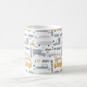 Mug Voitures mignonnes dans le Motif de la circulation (Centre)