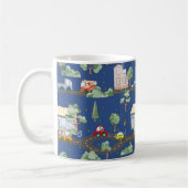 Mug Voitures mignonnes en Ville Motif pour petits garç (Gauche)