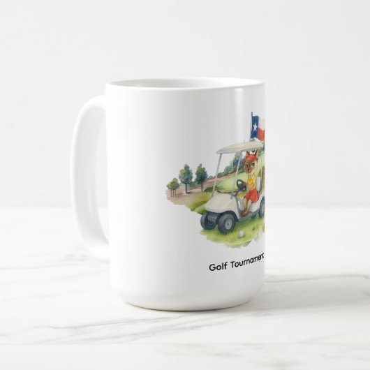 Mug voiturette de golf du Texas (Devant gauche)