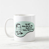 Mug Voix de dirigeant de santé et sécurité (Gauche)