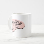 Mug Voix de personne de relations publiques (Devant gauche)