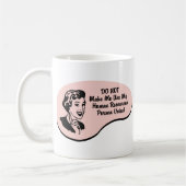 Mug Voix de personne de ressources humaines (Gauche)