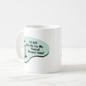 Mug Voix de physiothérapeute (Devant gauche)
