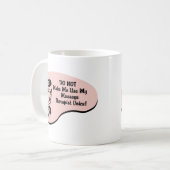 Mug Voix de thérapeute de massage (Devant gauche)