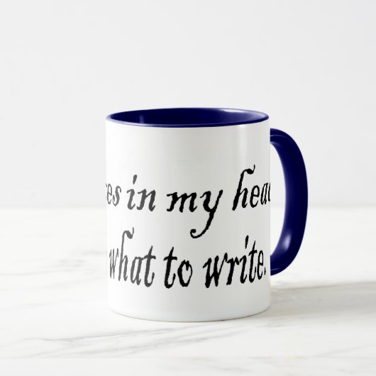 Mug Voix d'écriture (Devant droit)