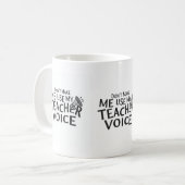 Mug Voix d'enseignant (Devant gauche)