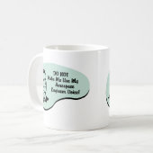 Mug Voix d'ingénieur aérospatial (Devant gauche)