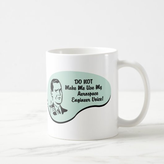 Mug Voix d'ingénieur aérospatial (Droite)