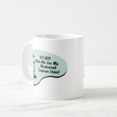 Mug Voix d'ingénieur mécanicien (Devant gauche)