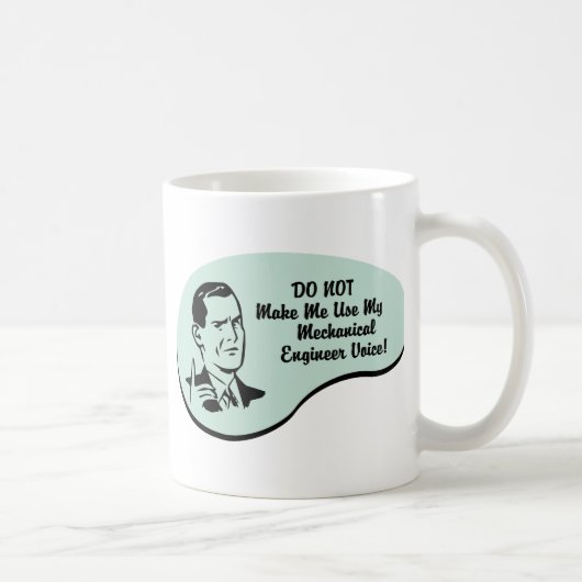 Mug Voix d'ingénieur mécanicien (Droite)