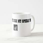 Mug Voix d'opéra (Devant droit)
